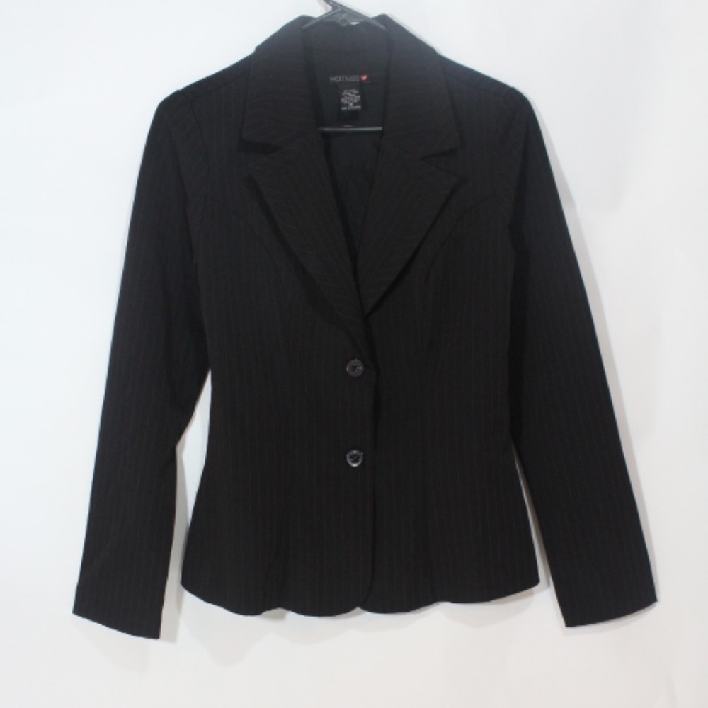 Hot Kiss Professional Black W/ Red Stripe Blazer